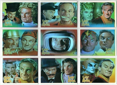 THE COMPLETE LOST IN SPACE FACES OF DR. SMITH INSERT SET F1-F9 (9) W/ VHTF F9 - Image 1 of 2