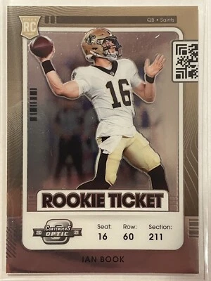 2021 Contenders Optic Ian Book Rookie Ticket RC #67 New Orleans Saints Football - Image 1 of 2