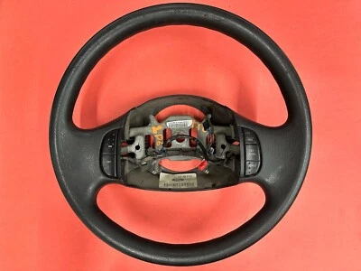 1998-2007 FORD F-250 F-350 GRAY FOAM STEERING WHEEL WITH CRUISE USED OEM - Image 1 of 4