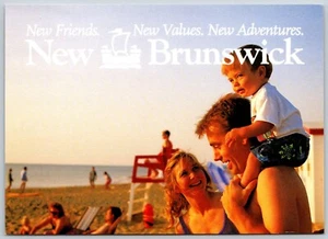 Postal Nuevo Brunswick Turismo Nuevos Amigos Nuevos Valores Nuevas Aventuras - Imagen 1 de 2