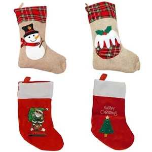 Calcetines De Navidad Grandes Bolsa De Lujo De Xmas Calcetín Deluxe Festivo - Imagen 1 de 19