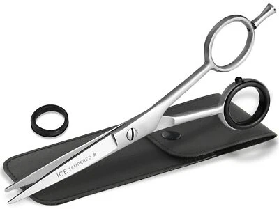 Hairdressing Scissors Barber Shears 6 Inch 15.24cm with Micro Serrated Scissors and Case - Image 1 of 4