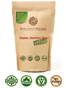 Organic Bio Hawthorn Berry Herbal Tea - Crataegus - Antioxidants - Picture 1 of 3