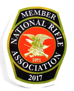 2017 NRA / Mitglied / Sponsor / Unterstützer / unbenutzte Sticker / SAMMLERSTÜCK - Bild 1 von 1