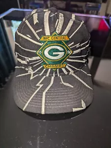 VTG Green Bay Packers 1996 Starter Hat Collision Champs Snapback Shatter Shock - Picture 1 of 17