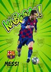 MESSI, FC BARCELONA.  2019/20.  KABOOM CARD. CUSTOM CARD FOOTBALL