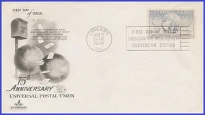 USA4 #C43 U/A ARTCRAFT FDC Globe & Doves - Picture 1 of 1