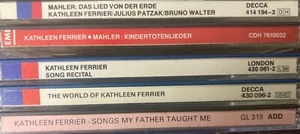 Bulk lot of Classical CDs (KATHLEEN FERRIER Aria & Vocal) As Pictured F26 - Imagen 1 de 2