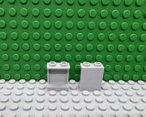 Lego 2 Gris Azulado Claro 1x2x2 Panel de Pared Castillo NUEVO - Imagen 1 de 1