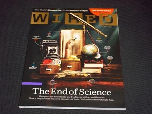 2008 WIRED MAGAZINE - THE END OF SCIENCE NICE FRONT COVER - L 18394 - Picture 1 of 2