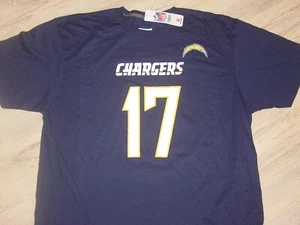 RETRO TEAM NFL San Diago CHARGERS #17 Philip RIVERS T-Shirt NEW XXLarge XXL - Picture 1 of 7