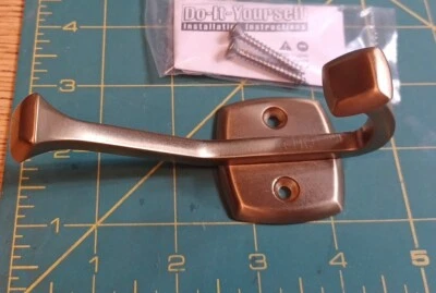 X3 Liberty B31094C-CZ-C Mandara Gancho 4 3/8" Champagne Bronce Abrigo, Sombrero Bata  Foto 1 de 4