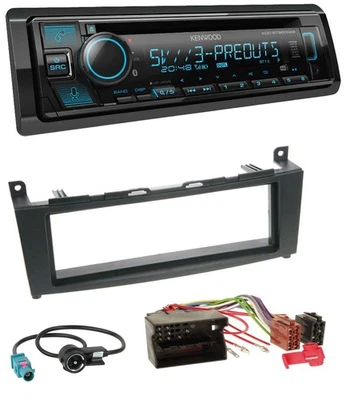 Kenwood Bluetooth USB CD MP3 DAB Autoradio für Mercedes C-Klasse W204 ab 2007 - Bild 1 von 4