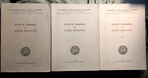 STUDI IN MEMORIA DI GUIDO BONAIUTI - UNIV.PARMA- Cisalpino Goliardica 1973-3 vol - Foto 1 di 7