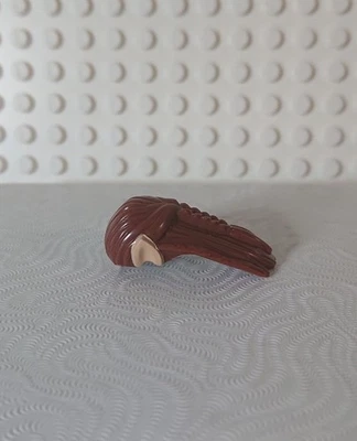 LEGO El Señor de los Anillos - Parte de minifigura - Pieza de pelo de elfo marrón rojizo Foto 1 de 4