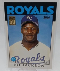 2001 Topps Traded & Rookies - 50 anni Topps ristampa Rookie Bo Jackson #T119 - Foto 1 di 1
