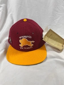 De colección Años 90 1903 Winnipeg Victoria Lana Franela Fieltro Snapback Sombrero Patrimonio Romano DS - Imagen 1 de 13