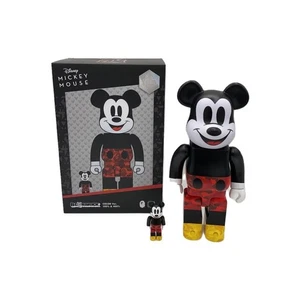 MEDICOM TOYx Disney x A BATHING APEBeabrick400% & 100% Mickey 2 piece set y14_10 - Picture 1 of 8