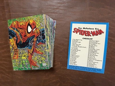 Marvel Spider-Man The McFarlane Era 1992 - Juego base completo (90 cartas) Foto 1 de 3