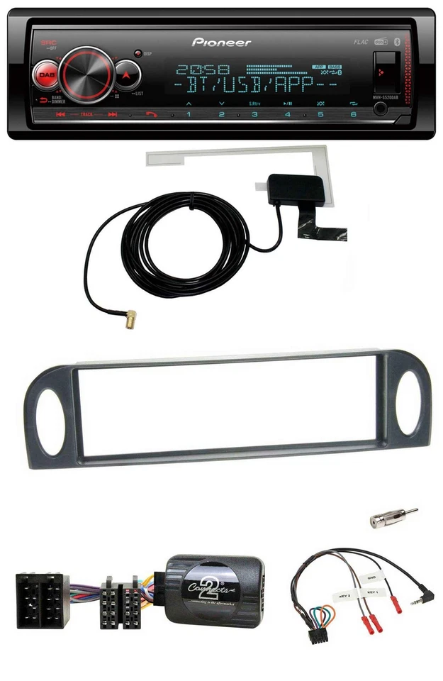 Pioneer Bluetooth DAB USB Lenkrad Autoradio für Citroen C5 2001-2005 - Bild 1 von 4