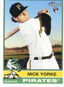 2025 Topps Heritage #80 Nick Yorke, Pittsburgh Pirates RC - Picture 1 of 2