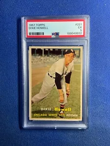 1957 Topps #221 Dixie Howell PSA 5 White Sox - Picture 1 of 2