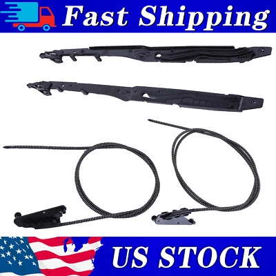 Cables de vidrio para techo corredizo + kit de montaje de pista para Ford F150 2015-20 2017-19 F250 F350 Foto 1 de 4