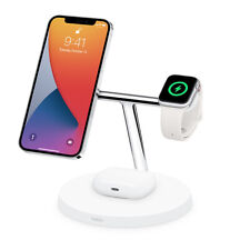 Belkin BOOST “CHARGE PRO” 3-in-1 Wireless Charger w/ MagSafe Apple Devices  MINT