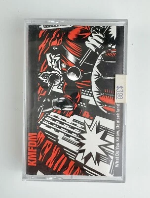 KMFDM What Do You Know Deutschland? Wax Trax Original 1991 Cassette Tape Tested - Image 1 of 4