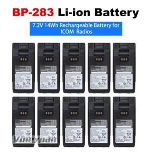 10X BP-283 BP-284 Zamienny akumulator litowo-jonowy do Icom IC-F3400 IC-F4400 IC-F7010 - Zdjęcie 1 z 12