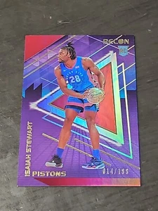 Isaiah Stewart Red Holo /199 2022-23 Panini Recon #148 Detroit Pistons SP - Picture 1 of 2