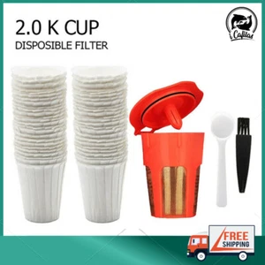 Filtros de papel vaina de café recargables iCafilas K-Cup K jarra para Keurig 2.0Brewer - Imagen 1 de 16