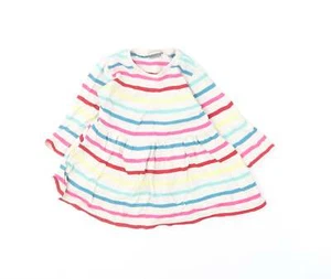 NEXT Girls Cotton Blend Skater Dress Size 6-9 Months - Picture 1 of 12
