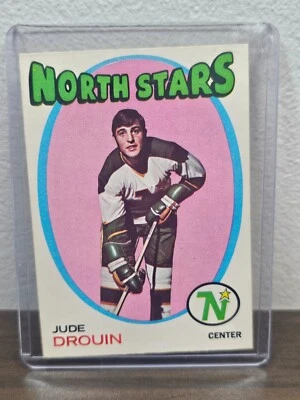 Jude Drouin 1971-72 O-Pee-Chee Set Break OPC #68 - Minnesota North Stars - Image 1 of 2