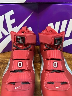 Nike Lebron James LBJ 4 IV PE Away Ohio State OSU 2007 Grail Men’s 11 Promo - Image 1 of 4