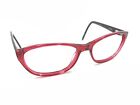 Ocean Pacific OP Popsicle Raspberry Red Black Eyeglasses Frames 53-16 140 Women