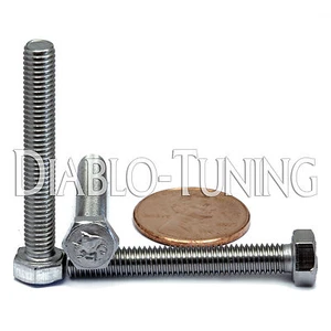 M5 x 35 mm - Stck 10 - Edelstahl Sechskantschraube / Schraube 0,80 DIN 933 A2 - Bild 1 von 2