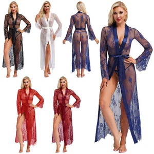 Lencería transparente para mujer bata transparente ropa de dormir reina babydoll tiro bajo exótica - Imagen 1 de 54