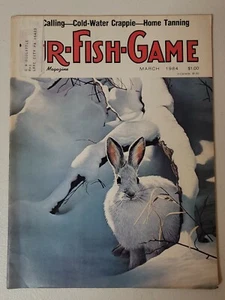 FUR-FISH-GAME March 1984 Vintage Outdoors Magazine Fishing Hunting Trappin - Picture 1 of 4