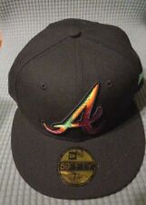 Atlanta Braves 1995 World Series Neon Patch New Era 59FIFTY Navy Cap Hat 7 1/4