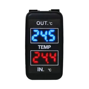 Indicador Doble Temperatura Dentro Y Fuera Del Vehículo Doble Temp5627 - Imagen 1 de 8