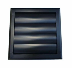 Schwarze Kanal Schwerkraftklappen 190 mm x 190 mm / 100 mm / 4" Flansch Hise Anschluss - Bild 1 von 4