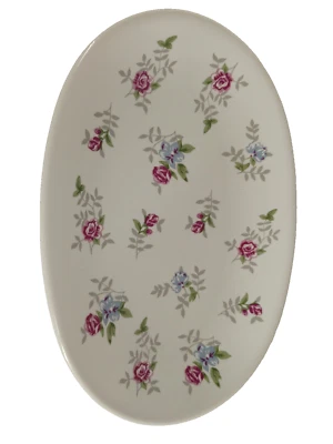Bandeja Jabonera Floral Rosas Rosas Rosas Pfaltzgraff EE. UU. Baño Cocina Decoración Foto 1 de 4