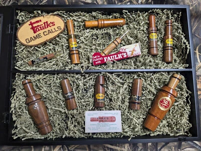 Faulk's Game Call Vintage Box Set 2 "ALL ABOUT DUCKS" 11 CALLS - Image 1 of 2