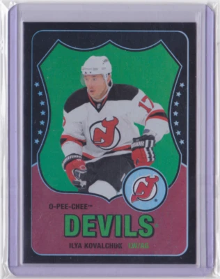 2010-11 O-PEE-CHEE RETRO RAINBOW BLACK PARALLEL /100 ILYA KOVALCHUK #264 DEVILS — 第 1/2 张图片