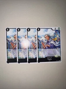 4x Tsuru ST19 OP02-106 One Piece TCG Uncommon BLACK Starter Deck Smoker Playset - Bild 1 von 6