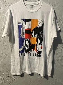 SPACE JAM Ready to Jam Men's T-Shirt Size Large VG - Picture 1 of 5