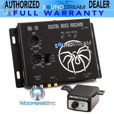 SOUNDSTREAM BX10 CAR AUDIO DIGITAL BASS EPICENTER STEREO SUBWOOFER AMPLIFIER NEW - Image 1 of 4