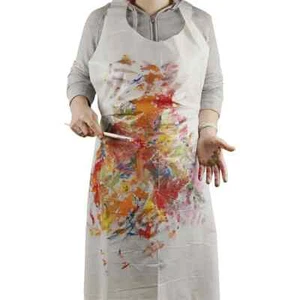 Einwegschürzen 100 Stück H: 130 cm B: 80 cm leicht weiß Kunststoff - Bild 1 von 2