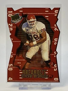 2000 Press Pass Breakout Football Card #BO 11 Stockar McDougle Oklahoma Die Cut - Picture 1 of 2